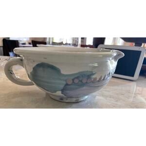 Vintage Pottery mixing bowl signed 80’s